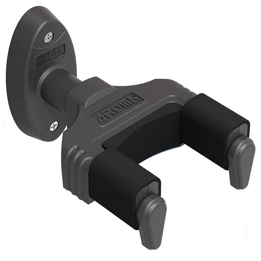 Aroma Lockable Guitar Wall Hanger with Automatic Lock Mechanism - Screw-in [AH-85]