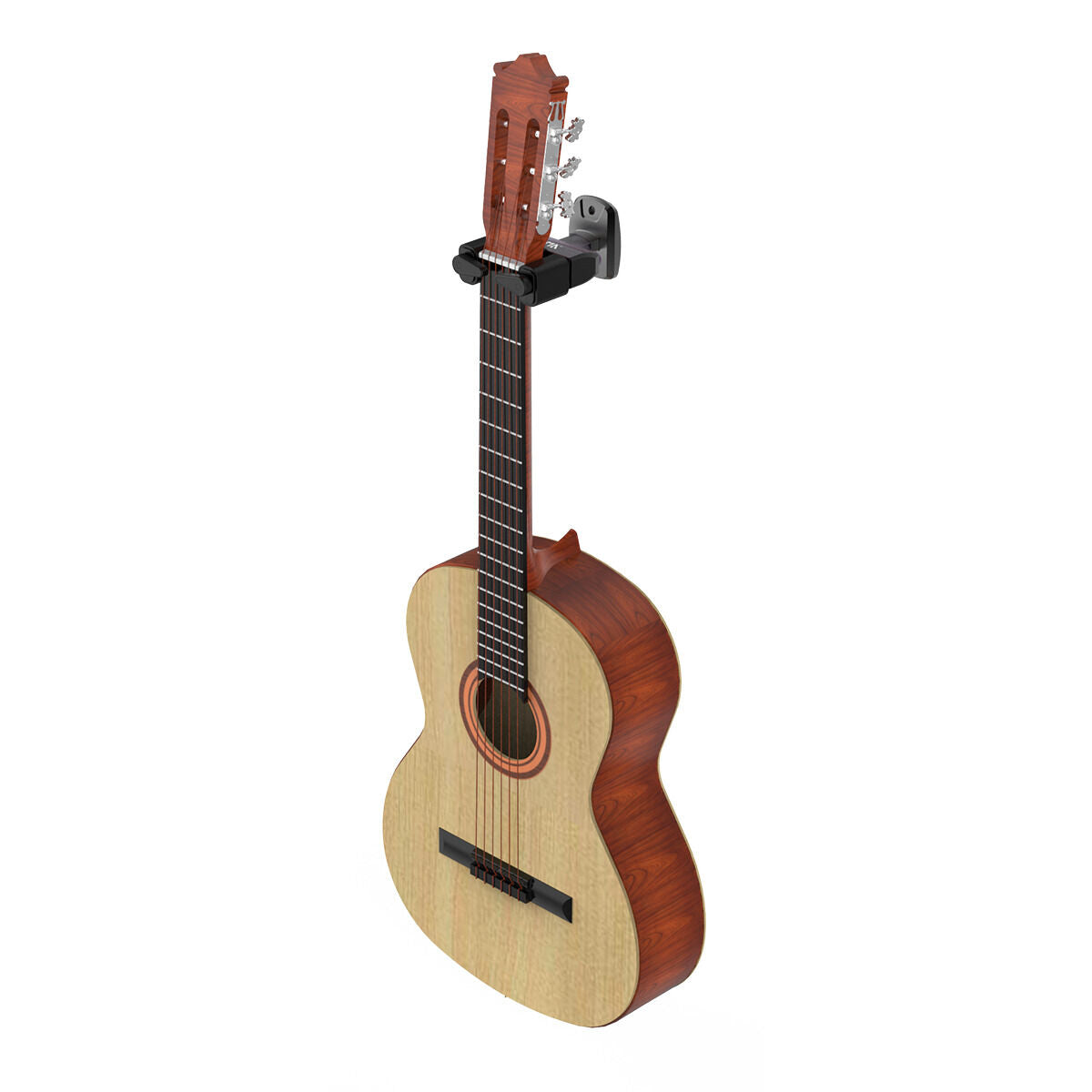 Aroma Lockable Metal Guitar Wall Hanger - Screw-In Model AH-86 — view 6