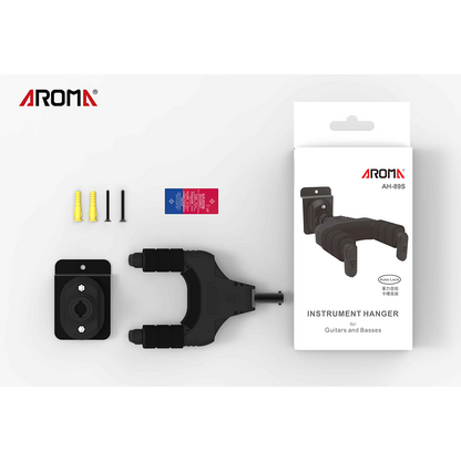 Aroma Locking Guitar Wall Hanger Slat Wall Mount AH-89S — view 5