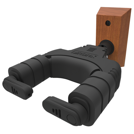 Aroma Locking Guitar Wall Hanger - Wood Screw-in Mount [AH-89W]