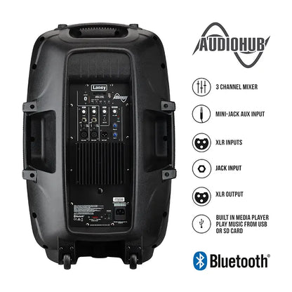 Laney Audiohub 1X15 Active Powered Speaker System AH115-G2 400W Black