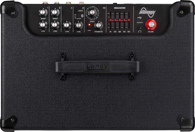 Laney Audiohub AH200 200-Watt Multi-Instrument Amplifier with Bluetooth, USB Type C, 5 Channels, 12" Speaker, and Onboard DSP — view 2