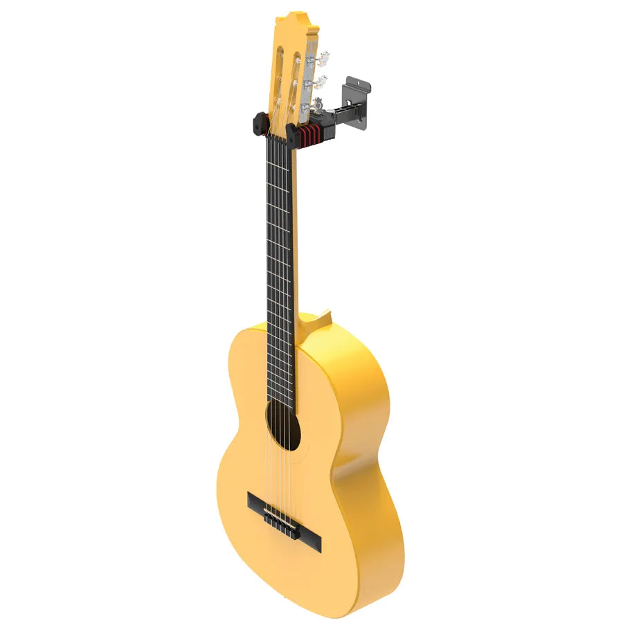 Aroma Classical Guitar Wall Hanger Multi-Angle AH-83C with Screw-in Base and Screws — view 2