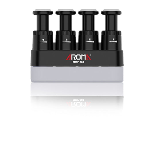 Aroma Hand Exerciser Grip Black AHF-03, Strength 4lb - 7lb, Dimensions 85x69x23mm, Weight 74g, Guitar Accessories