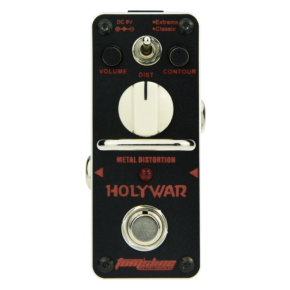 Toms Line AHOR-3 Holy War Mini Distortion Pedal with True Bypass and 2 Modes