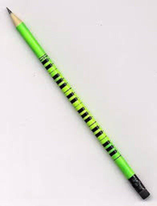 Pencil Keyboard Star Assorted Colors