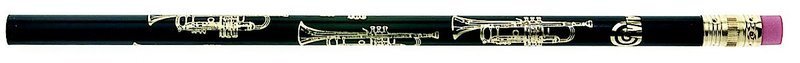 Pencil Trumpet Black & Gold
