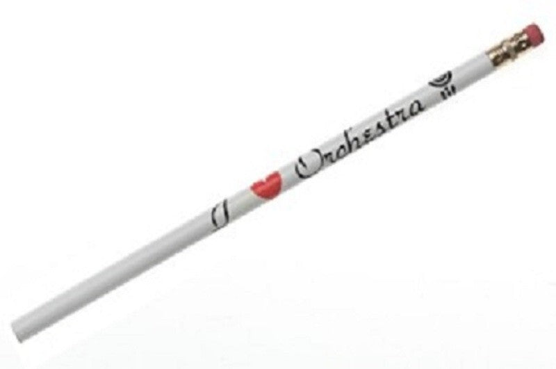 Pencil I Love Orchestra White