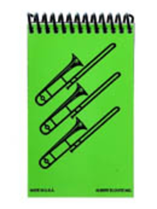 Spiral Notebook Trombone