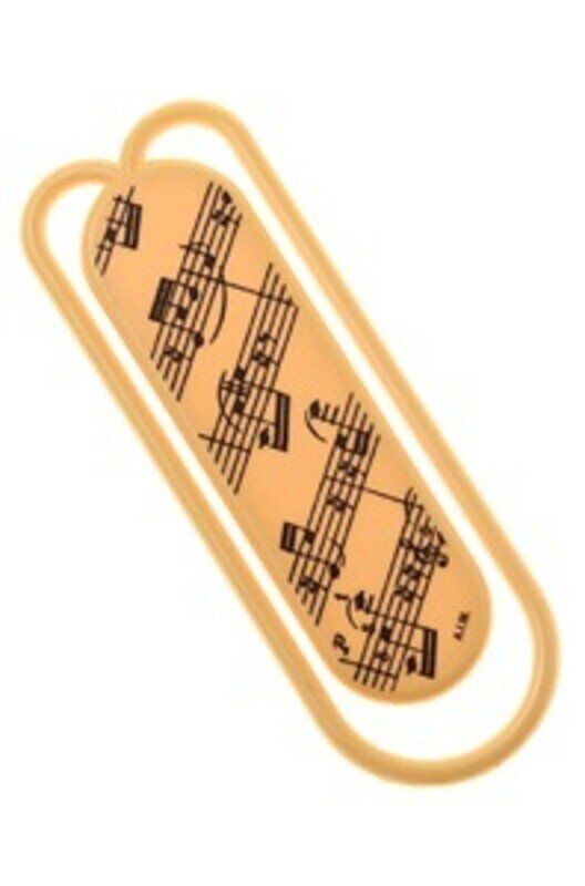 Giant Music-Themed Paper Clips in Assorted Colors