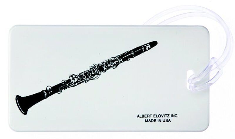 Musician's ID Tag for Clarinet - Plastic