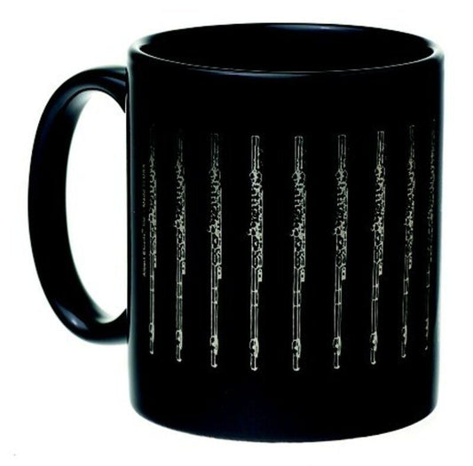 Mug Flute Black and Silver by AIM Gifts
