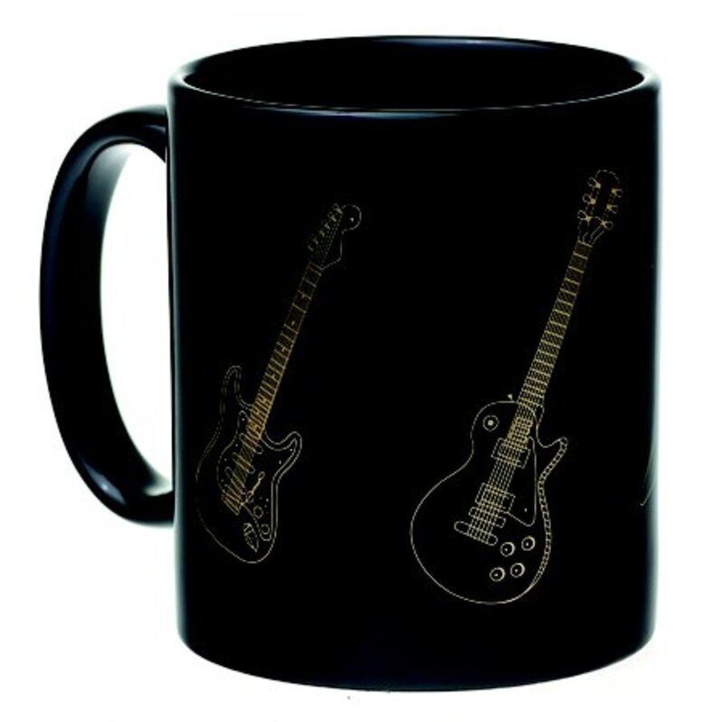 Mug Guitars Black and Gold