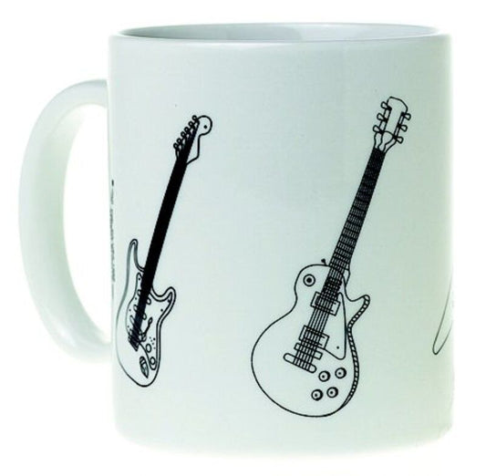 Mug Music Design Guitars White by AIM Gifts