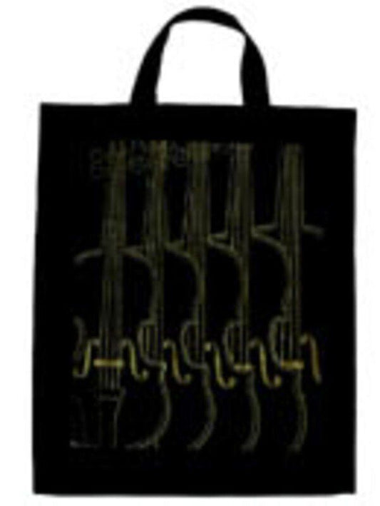 Extra Large Tote Bag Violin Black & Gold