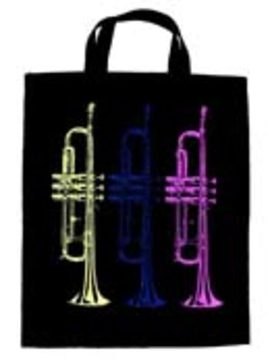 Extra Large Totebag Three Colour Trumpet