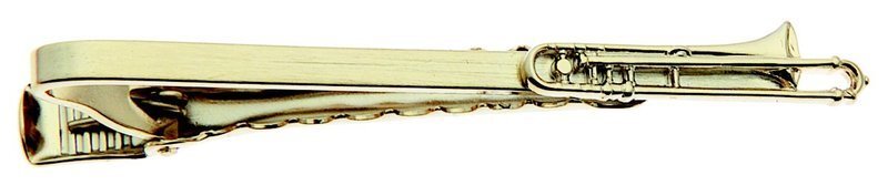Tie Bar Trombone 18Kt Gold Ep