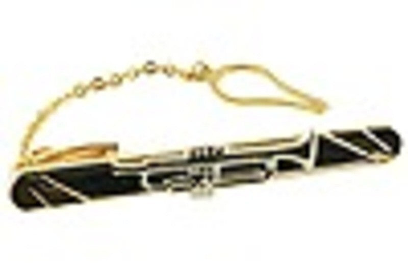 Tie Bar Small Trumpet 18kt Gold Ep 2 Tone