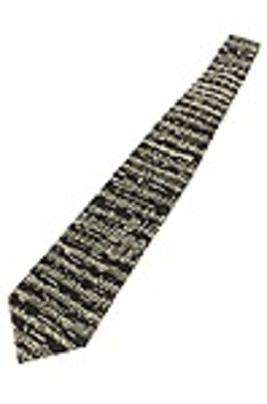 Silk Tie Classic Sheet Music Black