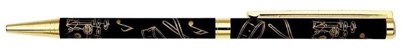 Mechanical Pen Black Barrel Ballet Dancers