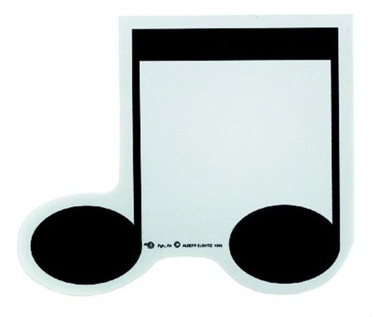 8th Note Shape Sticky Pad - 15 Sheets by AIM Gifts