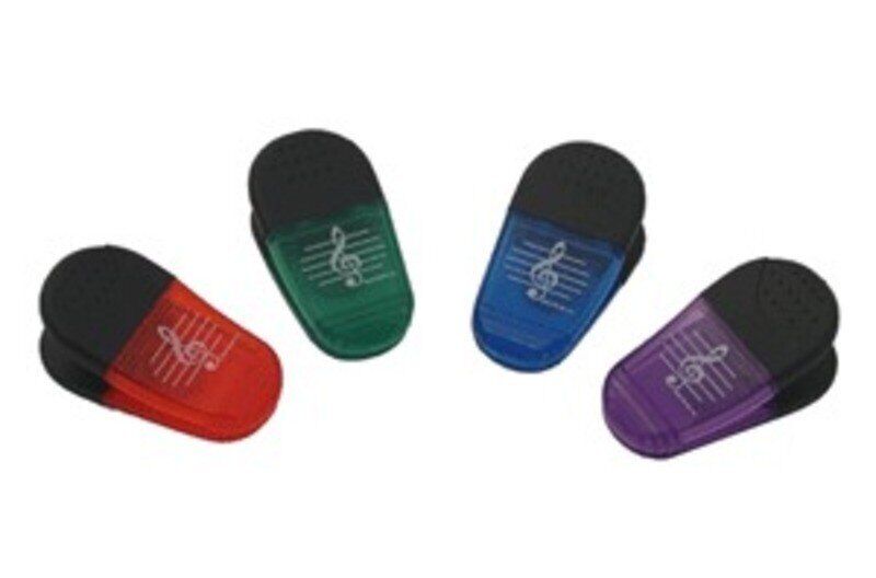 Magnetic Power Clip Treble Clef - Assorted Colours