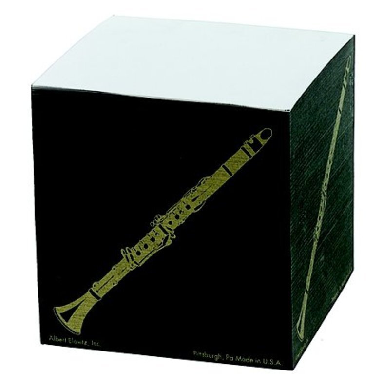 Square Memo Cube Clarinet Black/Gold