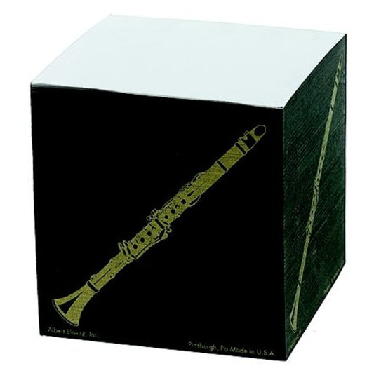 Square Memo Cube Clarinet Black/Gold
