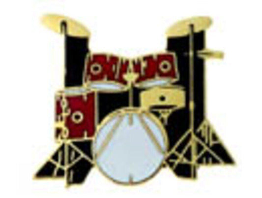Mini Pin 5 Piece Drum Set Red