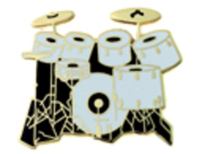 Mini Pin 7Pc Drum Set White