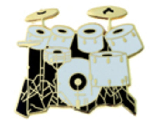 Mini Pin 7Pc Drum Set White