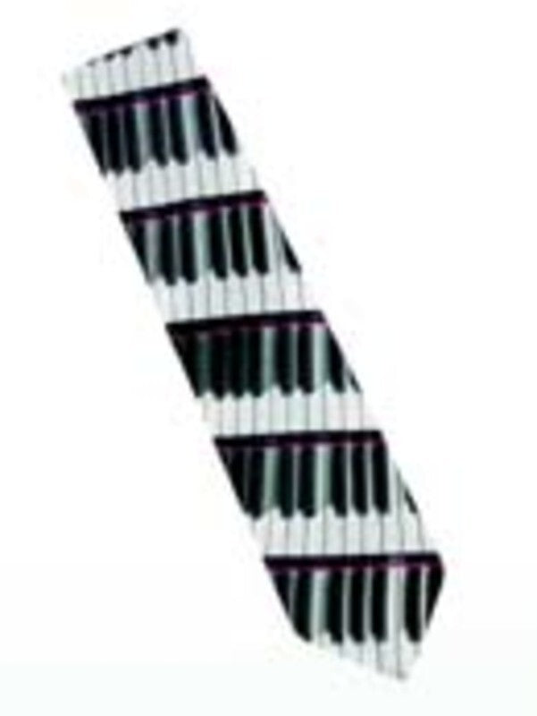 Designer Dress Tie Spiral Keyboard
