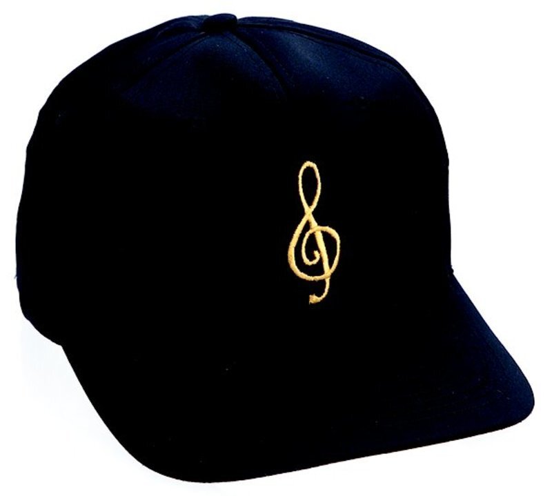 Hat G Clef Black W/Gold