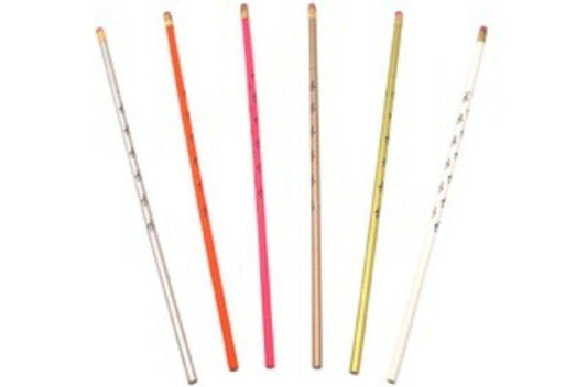 Pencil Stick 35cm Long G Clef Assorted Colours