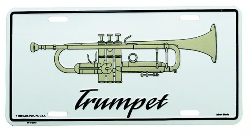 Licence Plate Trumpet