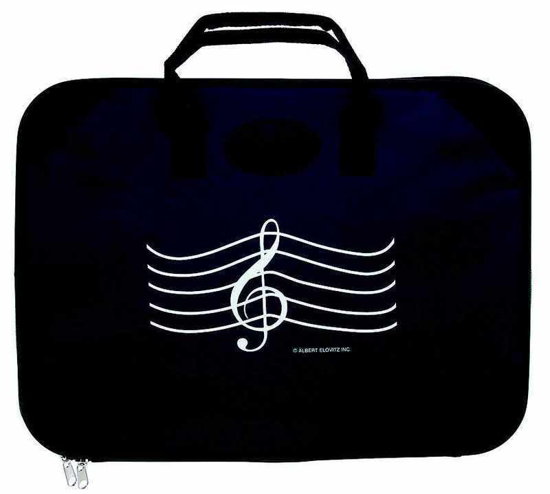 Briefcase G Clef Navy