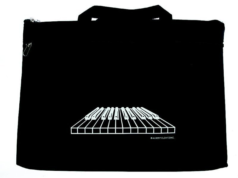 Double Zipper Portfolio Keyboard Black
