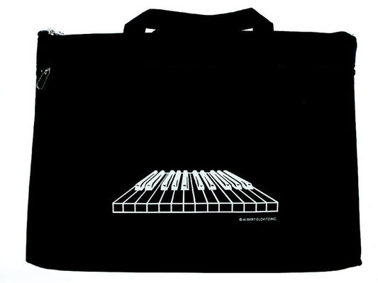 Double Zipper Portfolio Keyboard Black