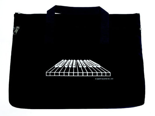 Double Zipper Portfolio Keyboard Navy