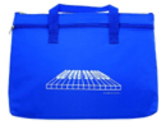 Double Zipper Portfolio Keyboard Royal Blue