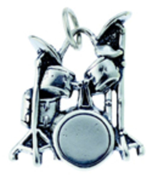 Sterling Silver Charm Drum Kit