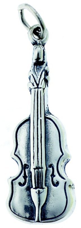 Sterling Silver Charm Violin
