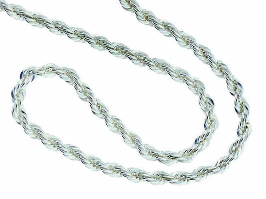 Sterling Silver Rope Chain 18 Inch