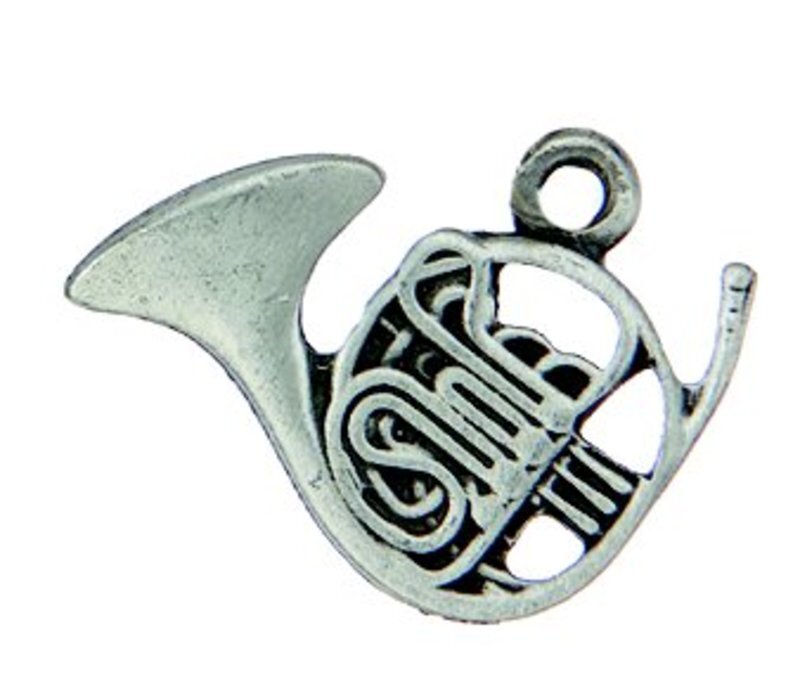 Keychain Pewter French Horn