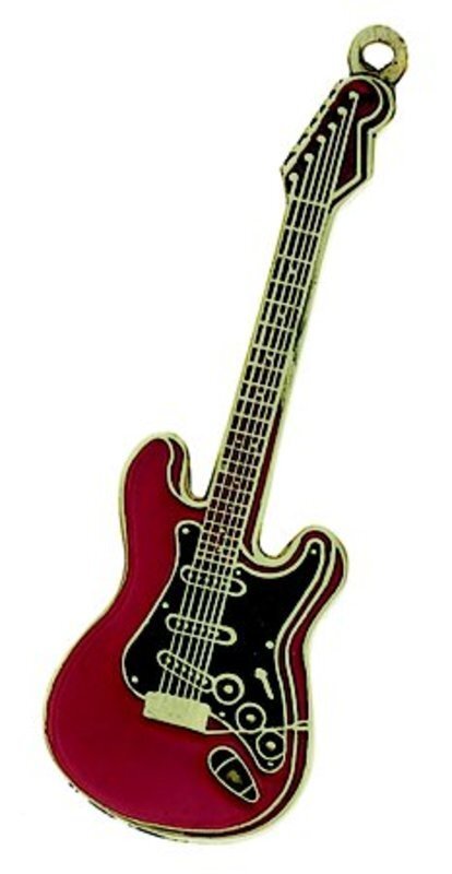 Keychain Strat Red