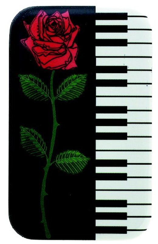 Metal Magnet Keyboard/Rose