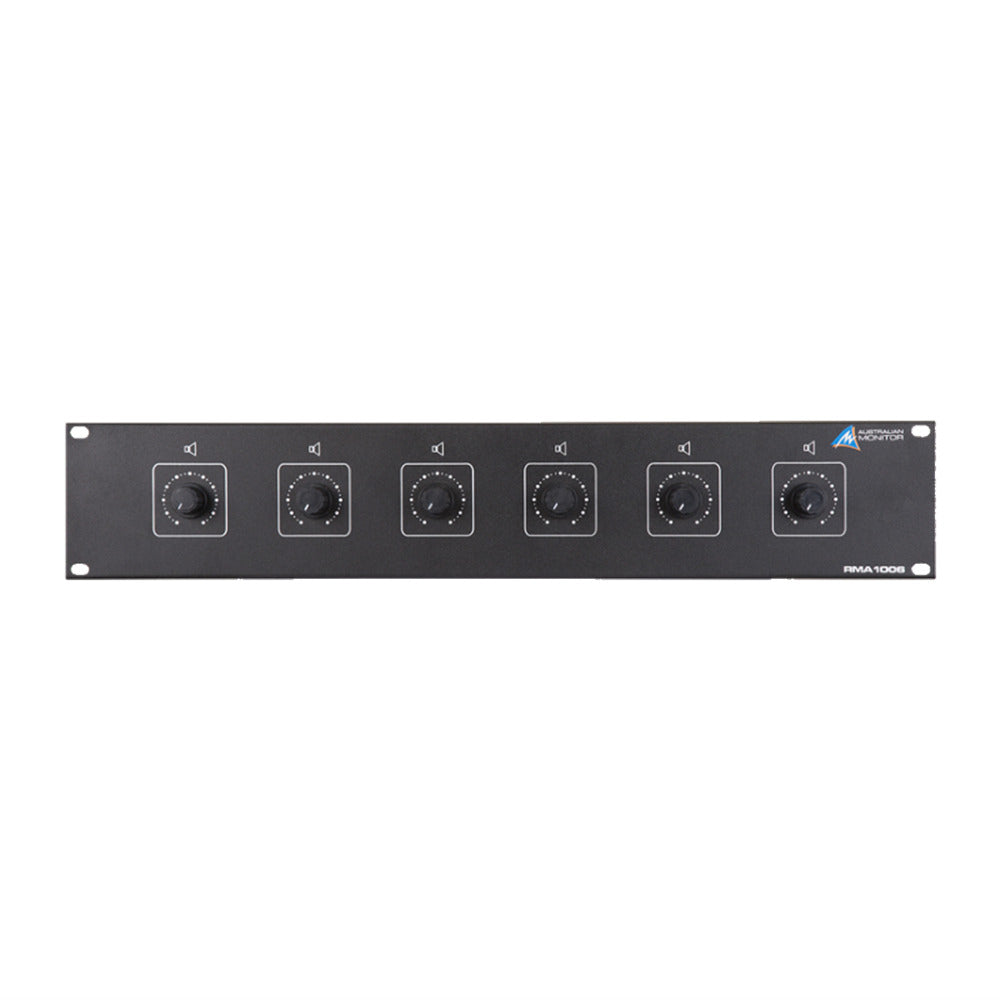 Attenuator 6X100w Rack Mount RMA1006 Australian Monitor