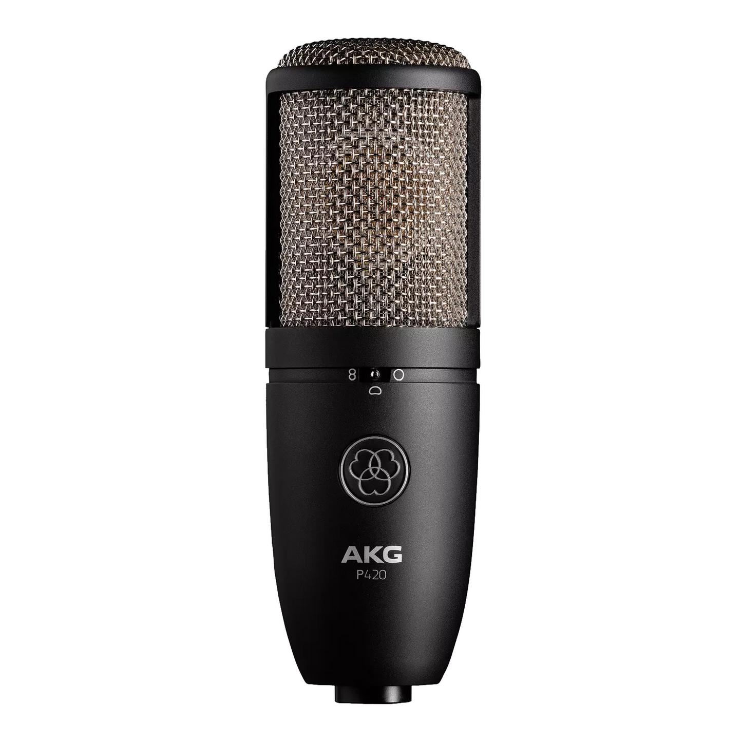AKG P-420 Dual-Capsule Condenser Microphone - Multi-Pattern, High Sensitivity, 155dB SPL, Perfect for Studio Recording & Instruments