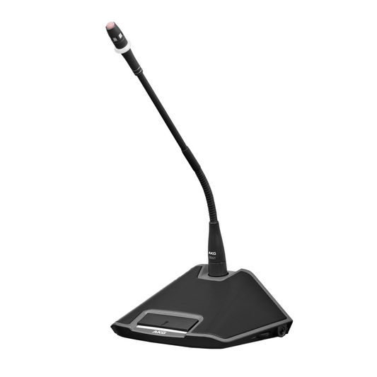 AKG CS3 DU 50 Delegate Microphone Station with Integrated Speaker, 2 x 3.5mm Headphone Outputs, PTT Key - Conference System Accessory