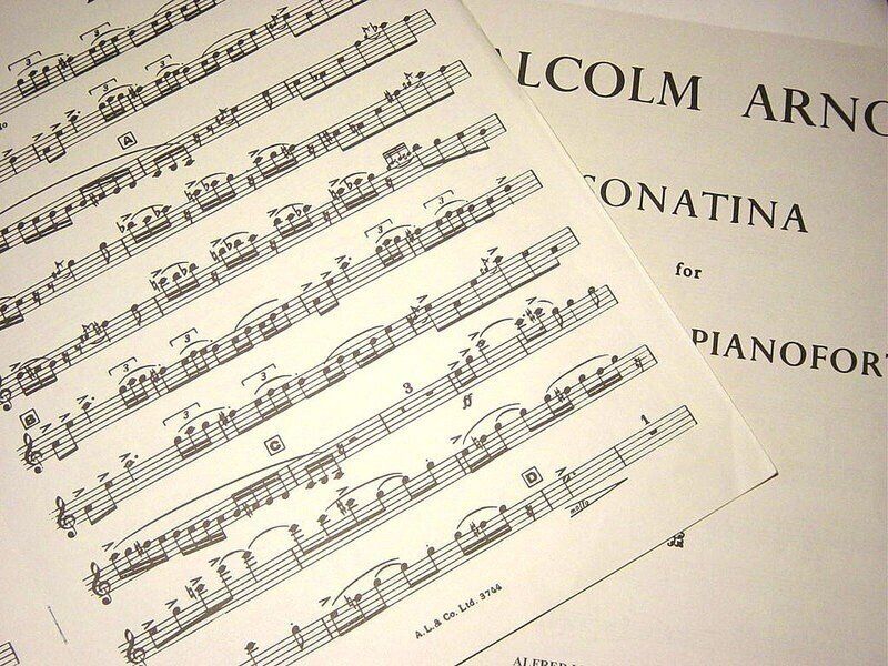 Arnold Sonatina Op. 29 for Clarinet and Piano with Separate Accompaniment